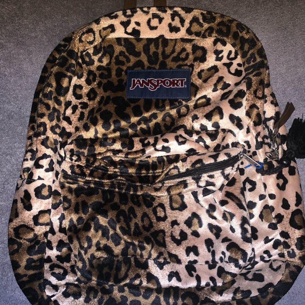Cheetah Print Jansport Backpack